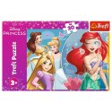 Puzzle - 30 - Piękny dzień księżniczek - Disney Princess