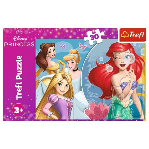 Puzzle - 30 - Piękny dzień księżniczek - Disney Princess