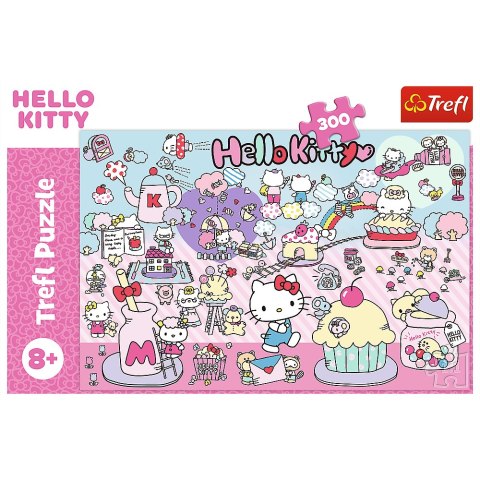 Puzzle - 300 - Poznaj Świat Hello Kitty - Hello Kitty