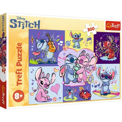 Puzzle - 300 - Zakręcony Stitch - Disney Lilo and Stitch FSC Mix 70%