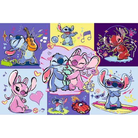 Puzzle - 300 - Zakręcony Stitch - Disney Lilo and Stitch FSC Mix 70%