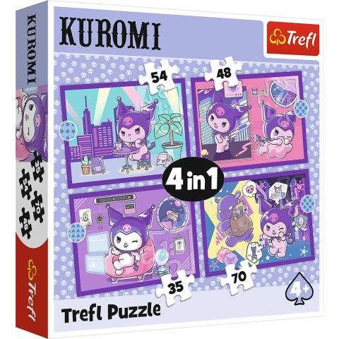 Puzzle - 4w1 - Dzień Kuromi - Hello Kitty
