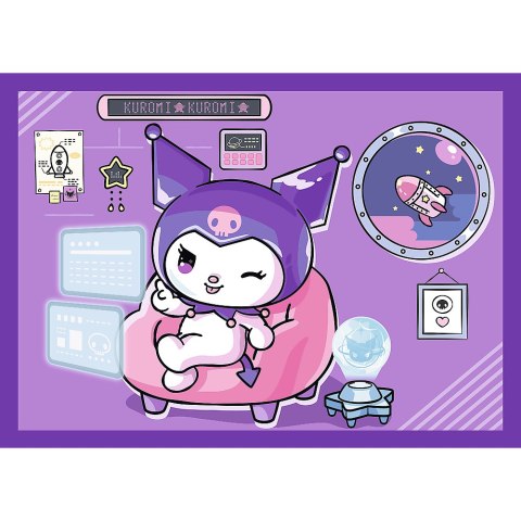 Puzzle - 4w1 - Dzień Kuromi - Hello Kitty