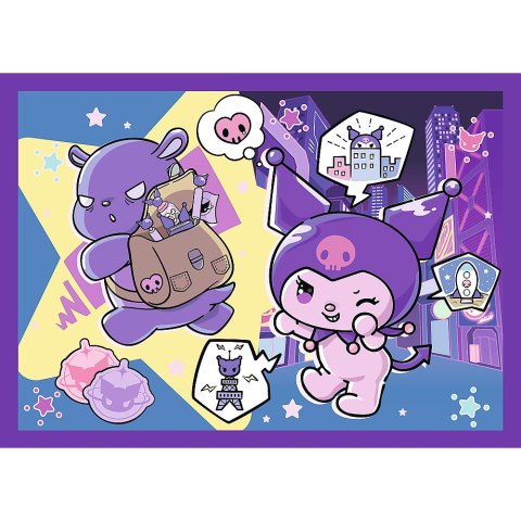 Puzzle - 4w1 - Dzień Kuromi - Hello Kitty