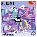Puzzle - 4w1 - Dzień Kuromi - Hello Kitty