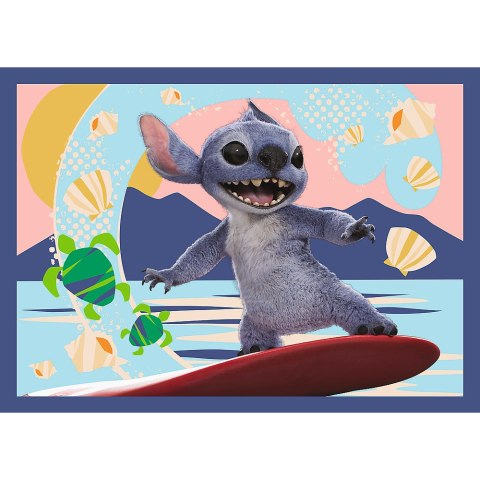 Puzzle - 4w1 - Wakacje na Hawajach - Disney Stitch The Movie
