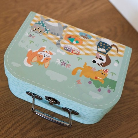 TOOKY TOY Zestaw Piknikowy Owoce do Krojenia Zestaw Śniadaniow