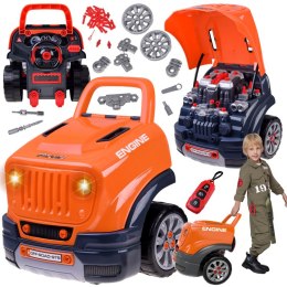 Zestaw mechanika: Ruchomy WARSZTAT SAMOCHODOWY + światło i dźwięk