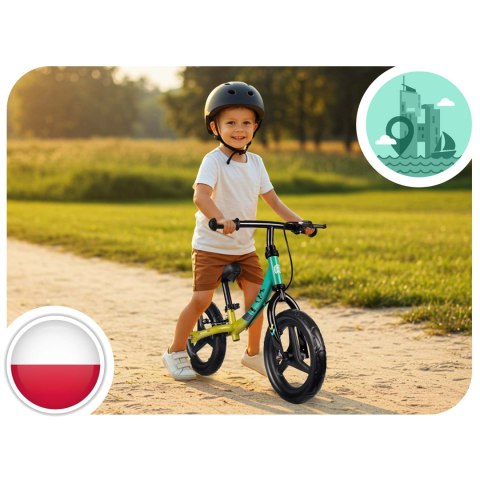 Rowerek biegowy dla dzieci Ricokids Fun Adventure