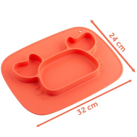 Talerzyk dla dzieci silikonowy do karmienia korona Ricokids