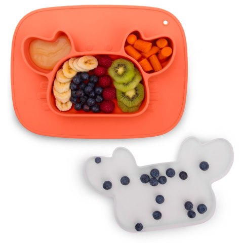 Talerzyk dla dzieci silikonowy do karmienia korona Ricokids