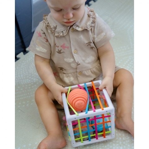 WOOPIE Elastyczna Kostka Sensoryczna Sorter dla Dzieci Zwariowane Kształty 5 el.