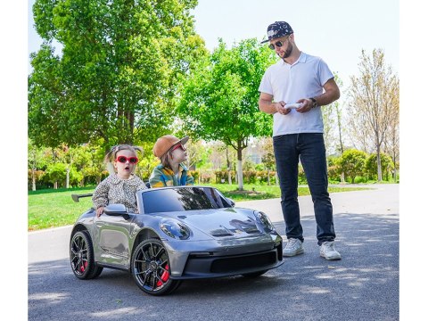 Auto na akumulator malowane DWUOSOBOWE licencjonowane Porsche 911GT3