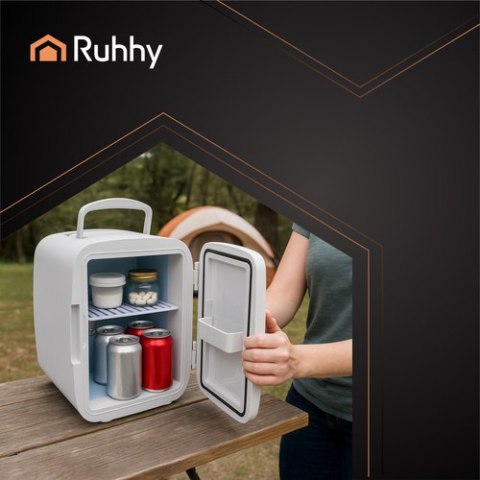 Lodówka turystyczna 4L - biała