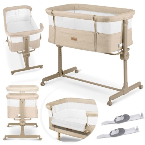 Łóżeczko dziecięce składane turystyczne dostawka Nukido NK-243