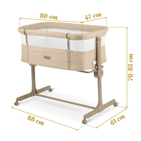 Łóżeczko dziecięce składane turystyczne dostawka Nukido NK-243