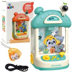 Maszyna Do Łapania Pluszaków Kulek Słodyczy Dla Dzieci Niebieska