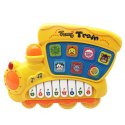 Pianinko Elektryczne Edukacyjne Dla Malucha Lokomotywa Żółte