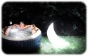 Pływająca dmuchana lampka basenowa Księżyc LED 135 x 89 x 43 cm INTEX 68693