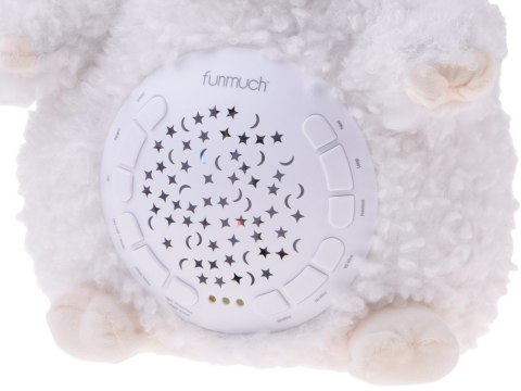 Projektor gwiazd Mięciutka OWIECZKA - 20 różnych kołysanek + dźwięki