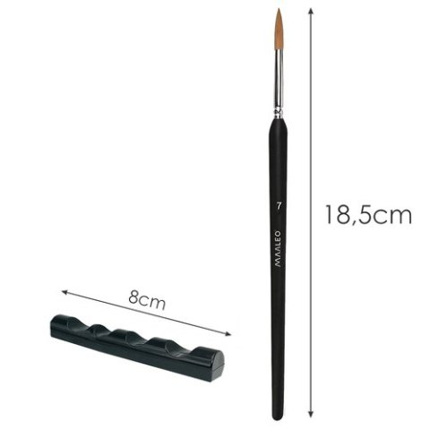 Pędzle do malowania 11szt.z podstawką Maaleo 26118