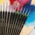 Pędzle do malowania 11szt.z podstawką Maaleo 26118