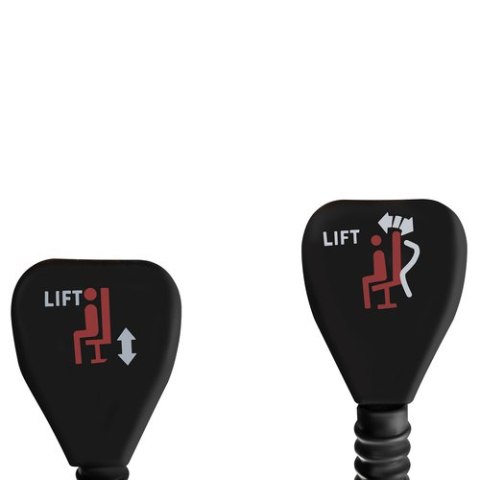 Fotel biurowy z podnóżkiem- czarny Malatec 26195