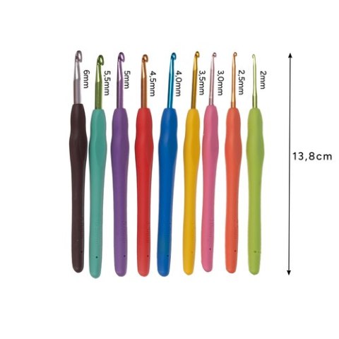 Zestaw do szydełkowania- 113el. 25407