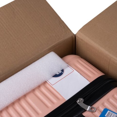 Zestaw walizek 3w1- różowe Trizand 26663