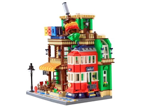 Klocki SERIA Świat-architektura stylu RESTAURACJA BBQ Paryż 1922ele