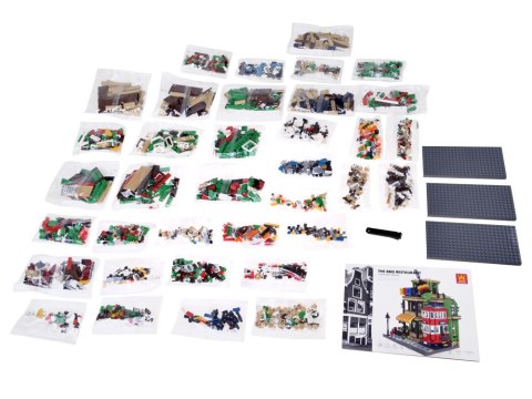 Klocki SERIA Świat-architektura stylu RESTAURACJA BBQ Paryż 1922ele