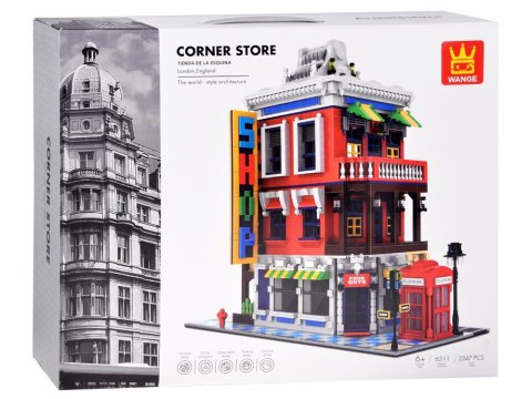 Klocki SERIA Świat-architektura stylu SKLEP NAROŻNY Londyn 2347ele