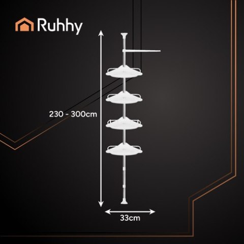 Półka prysznicowa narożna Ruhhy 26639