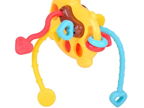 Zabawka sensoryczna 3w1 ŻYRAFA - przesuwanie przeciąganie pop it