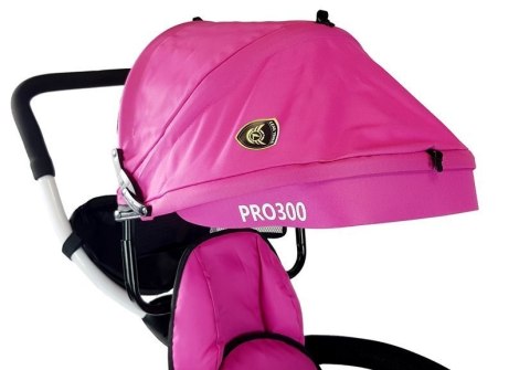 Rower Trójkołowy PRO300 Różowy z Rączka i Obręczą Rower Trójkołowy PRO300 Różowy z Rączka i Obręczą