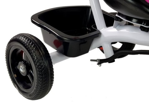 Rower Trójkołowy PRO300 Różowy z Rączka i Obręczą Rower Trójkołowy PRO300 Różowy z Rączka i Obręczą