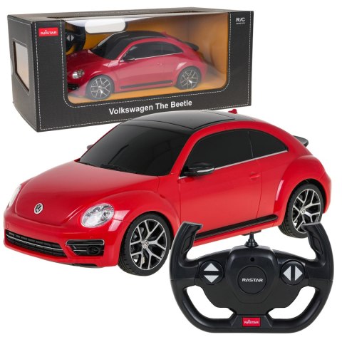 Autko zdalnie sterowany Volkswagen Beetle 1:14 RASTAR Czerwony