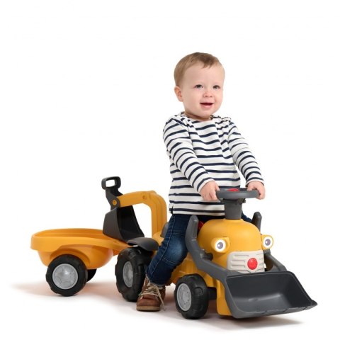 FALK Chodzik Jeździk Koparka Marcel z Przyczepką