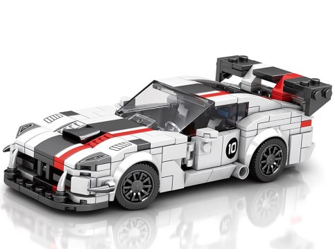 Klocki techniczne Supersportowe auto BIAŁY VIPER spojler 419-ele