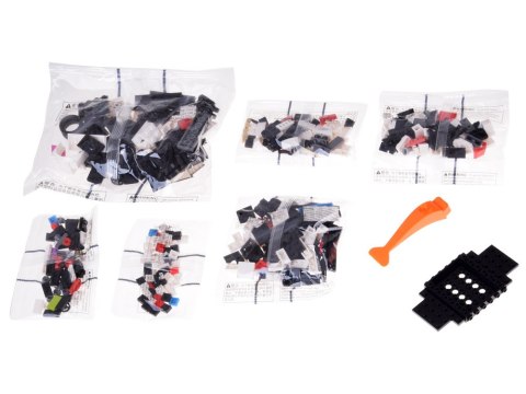 Klocki techniczne Supersportowe auto BIAŁY VIPER spojler 419-ele