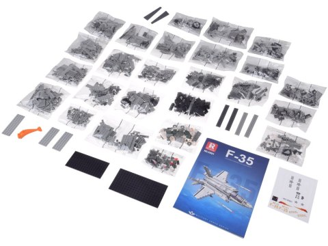 Klocki techniczne amerykański myśliwiec F-35 Lighting II 1600ele