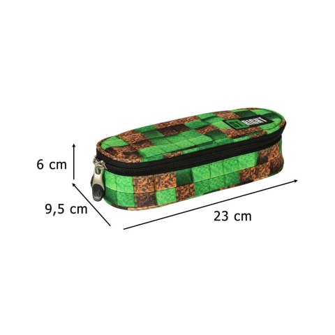 Piórnik saszetka usztywniony z klapką Pixel Cubes