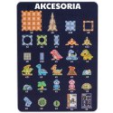 WOOPIE Klocki Magnetyczne Konstrukcyjne Świecące 3D Park Dinozaurów 124el.