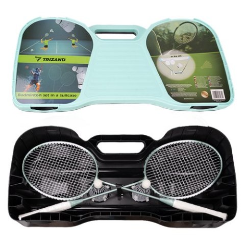 Zestaw do badmintona w walizce Trizand 25515