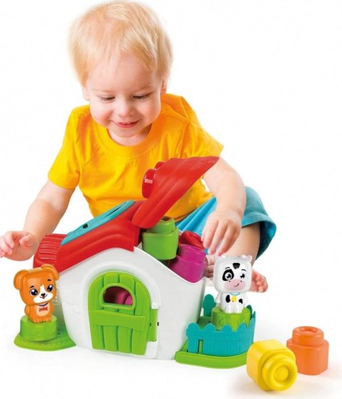 Farma Sensoryczna Domek Z Klockami Clementoni 17767