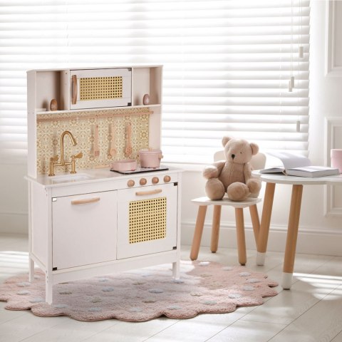 Kuchnia drewniana dla dzieci MDF retro z akcesoriami BOHO