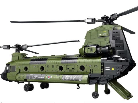 Reobrix Licencjonowane Klocki Helikopter CH-47 Chinook 1458 ele