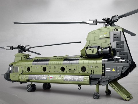 Reobrix Licencjonowane Klocki Helikopter CH-47 Chinook 1458 ele