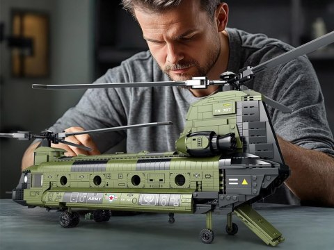Reobrix Licencjonowane Klocki Helikopter CH-47 Chinook 1458 ele