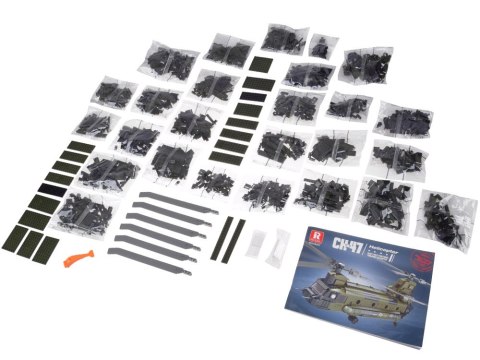Reobrix Licencjonowane Klocki Helikopter CH-47 Chinook 1458 ele